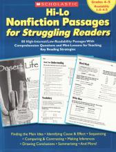 Hi/Lo Nonfiction Passages For Struggling Readers: Grades 4-5